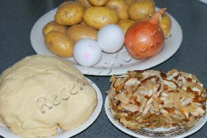 Пирожки с картофелем и грибами